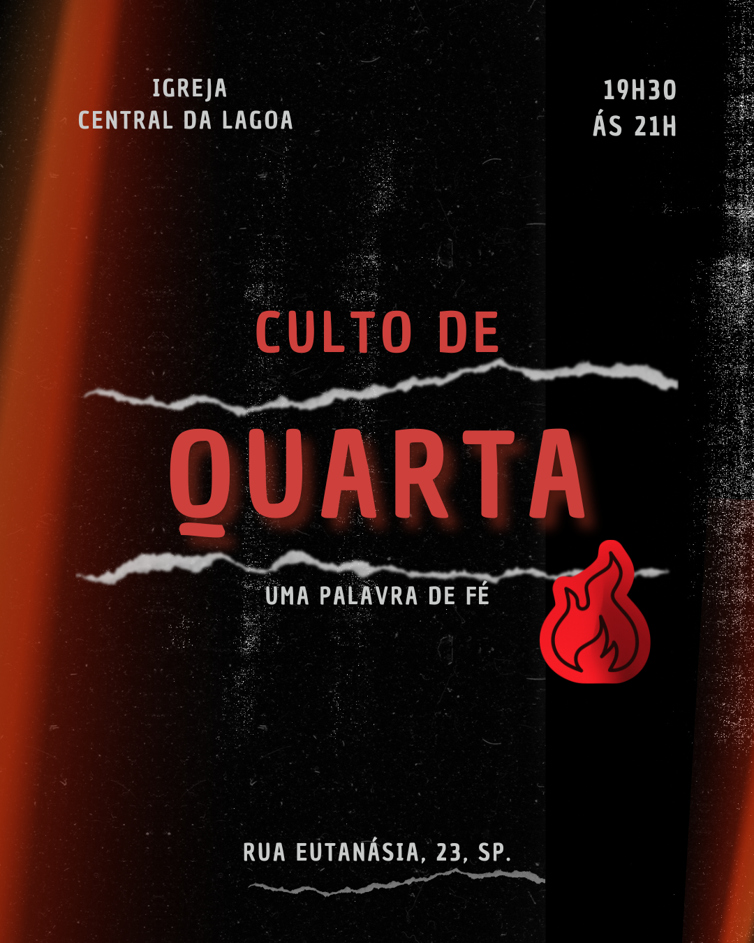 Banner Culto das mulheres